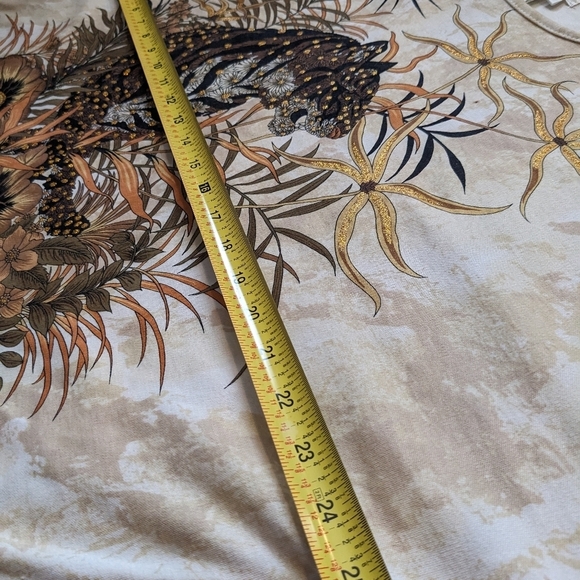 Vintage ADOLFO SPORT tiger print women’s shoulder pads sweater - Picture 4 of 7